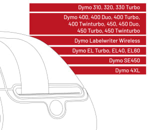 kompatible dymo lw etikettendrucker