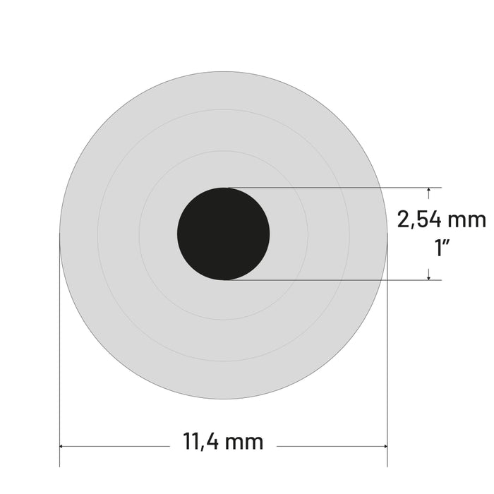 Versandetiketten 103x199mm für Desktop-Etikettendrucker mit 1 Zoll Rollenkern