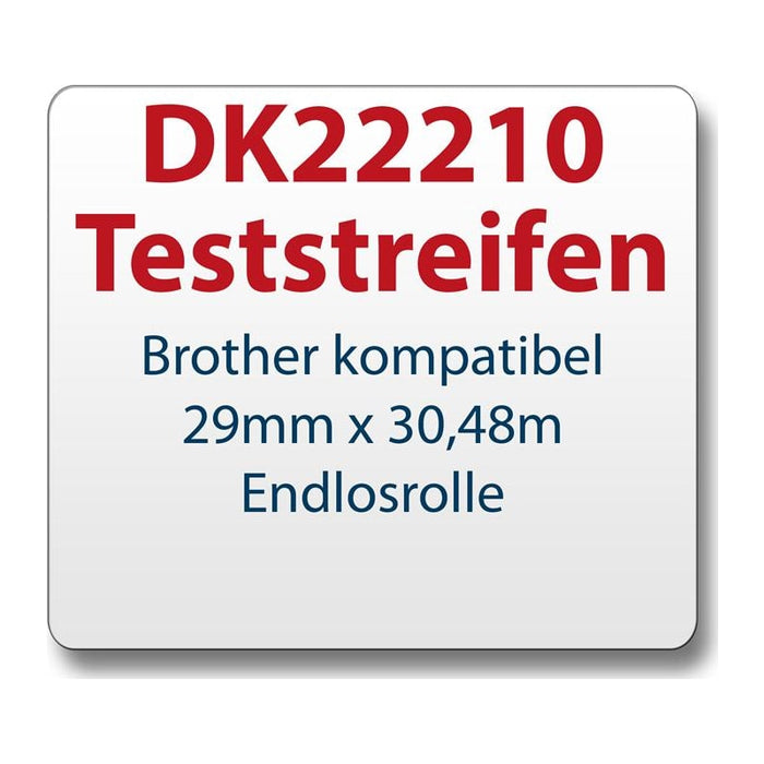 Testetiketten für Brother-Etikettendrucker