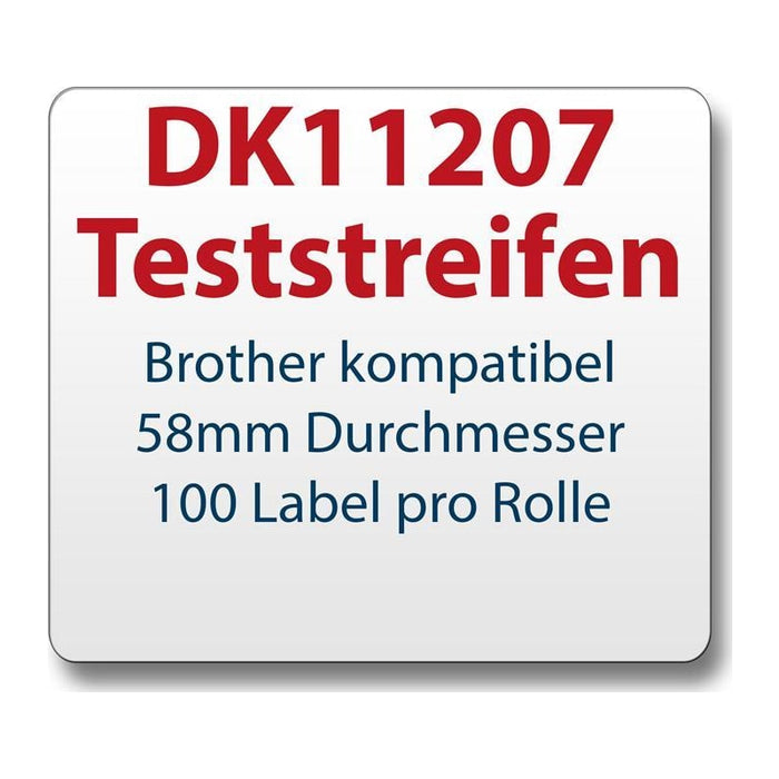 Testetiketten für Brother-Etikettendrucker