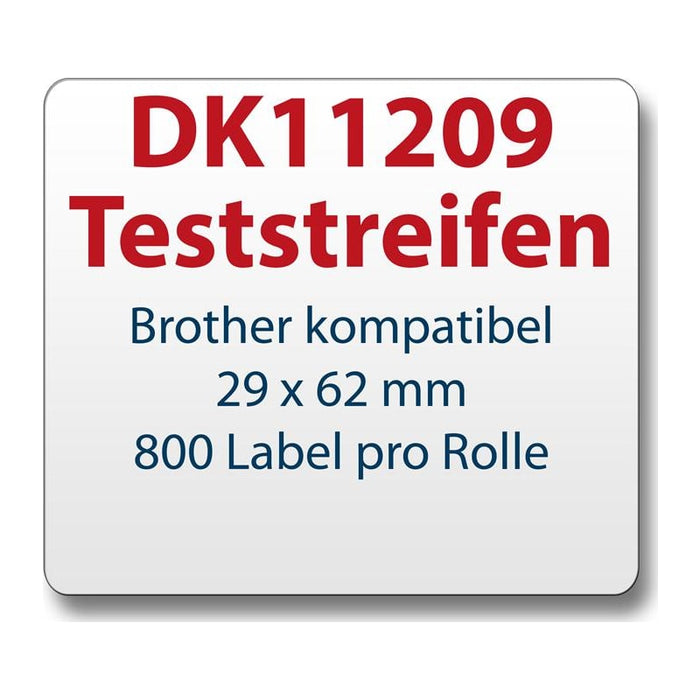 Testetiketten für Brother-Etikettendrucker