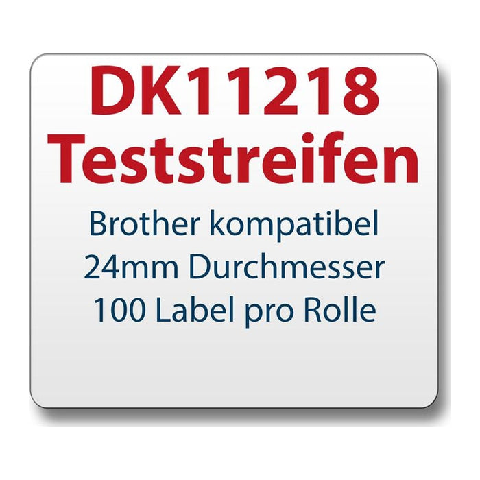 Testetiketten für Brother-Etikettendrucker