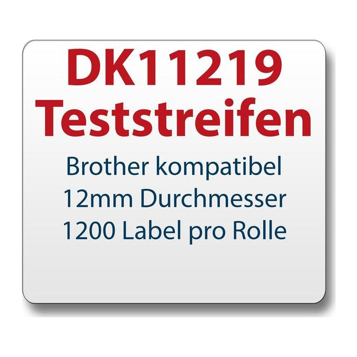 Testetiketten für Brother-Etikettendrucker