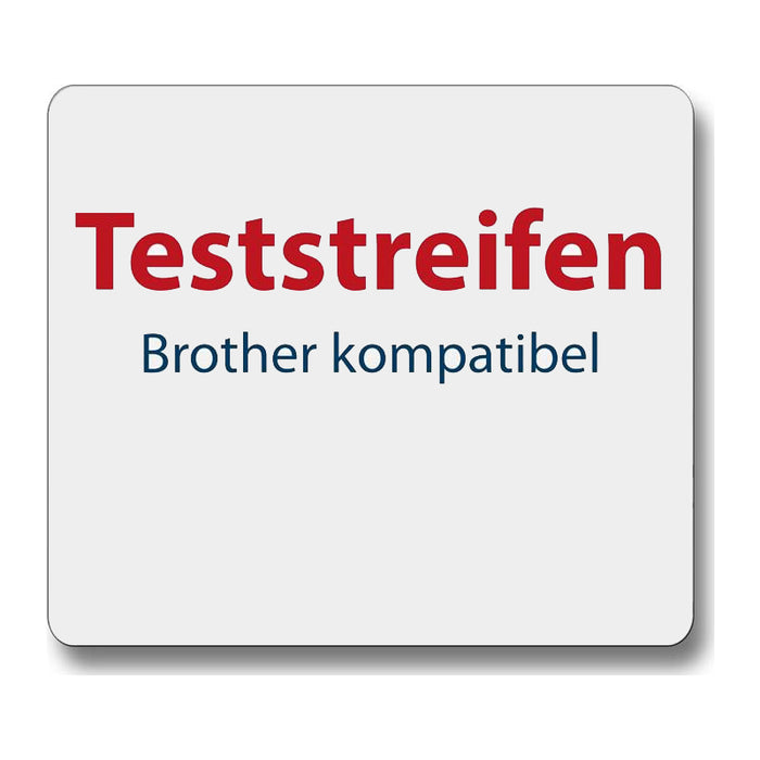 Testetiketten für Brother-Etikettendrucker