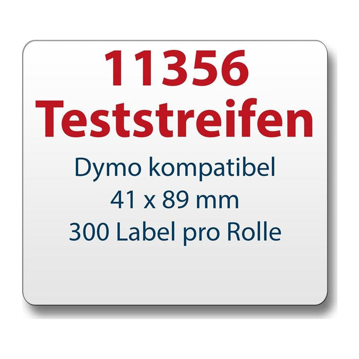 Testetiketten für Dymo-Etikettendrucker