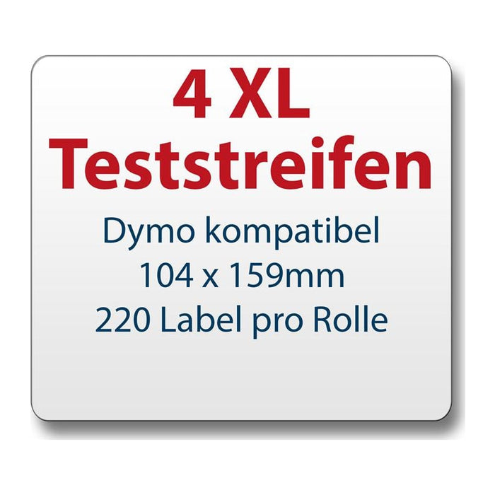 Testetiketten für Dymo-Etikettendrucker