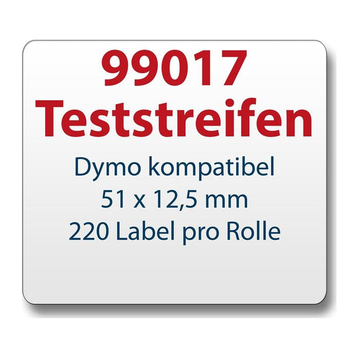 Testetiketten für Dymo-Etikettendrucker