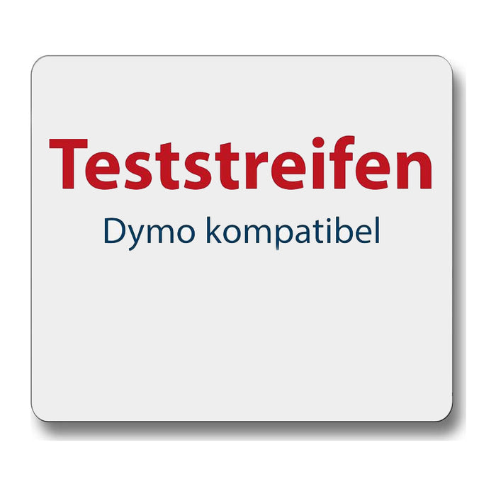 Testetiketten für Dymo-Etikettendrucker