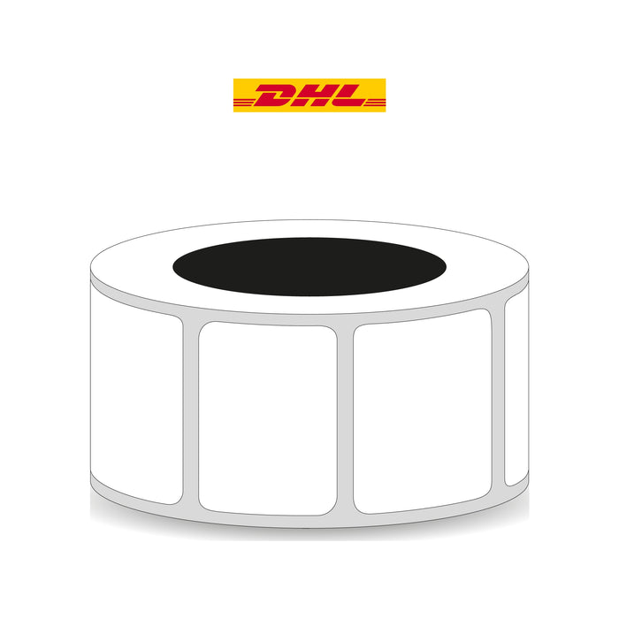 DHL Warenpost-Etiketten 100x70mm für Industrie-Etikettendrucker (3 Zoll Kern)